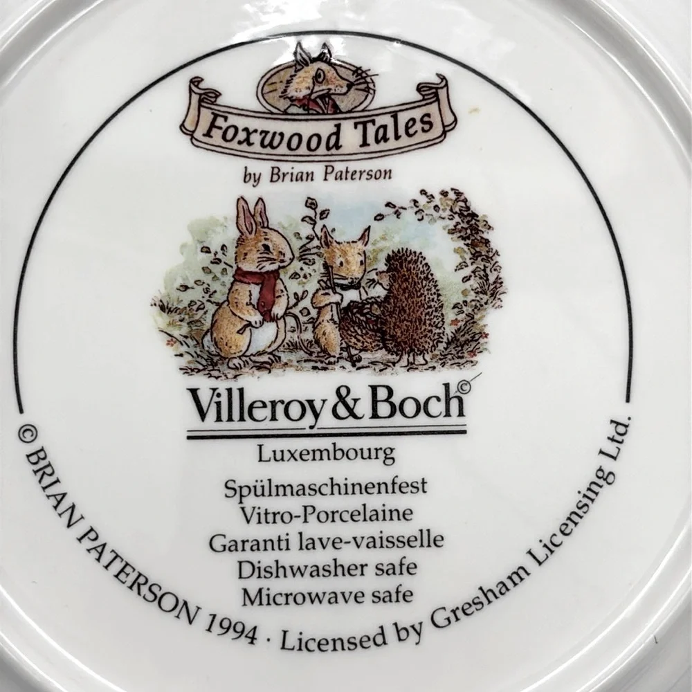 Vintage Villeroy & Boch Foxwood Tales 8“ Salad/Dessert Plate “Candy Store”